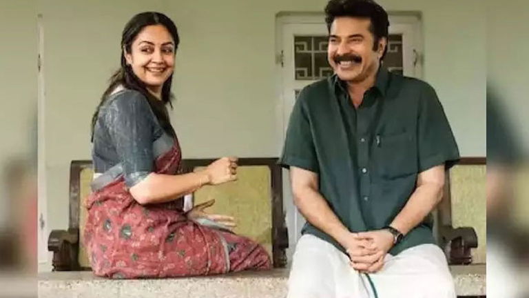 ‘കാതലി’ൽ മമ്മൂട്ടിയും ജ്യോതികയും