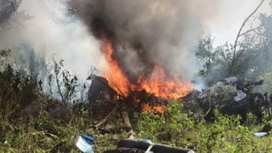 Helicopter Crash Kills Three Near Pune