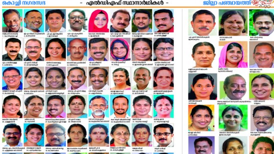 Kerala Panchayat Election 2020 Lady Candidates