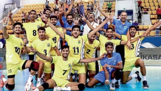 Asian Volleyball: Silver for India |  Sport |  Deshabhimani