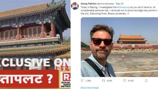 The funny picture on Twitter becomes breaking news;  German journalist makes fun of Republic TV world |  Deshabhimani