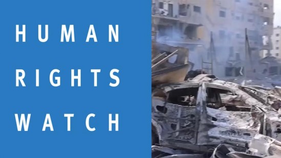 Racism and forced displacement are wars against humanity; Human Rights Watch